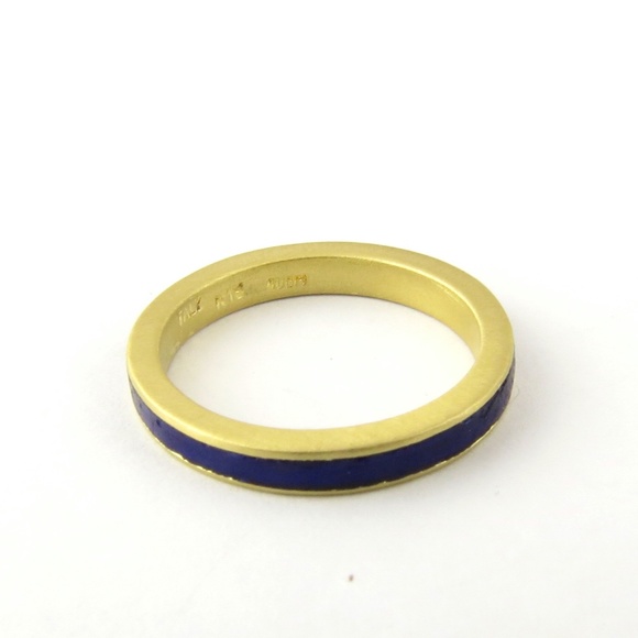 Vintage Gucci 18 Karat Yellow Gold and Enamel Ring Size 4.5 #4756 - Picture 4 of 6